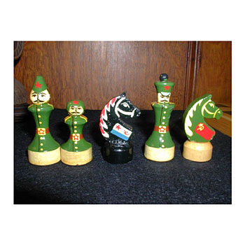 Chess set, Russian CU