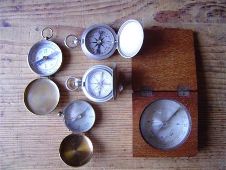 Compasses,open
