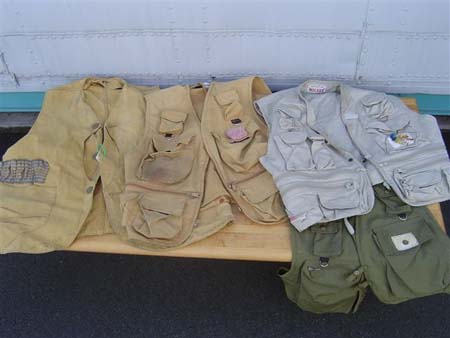 Fishing vests(partial)
